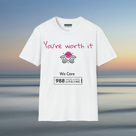 988 You're Worth It | Classic Unisex Soft-style T-Shirt | Spring/Summer 24