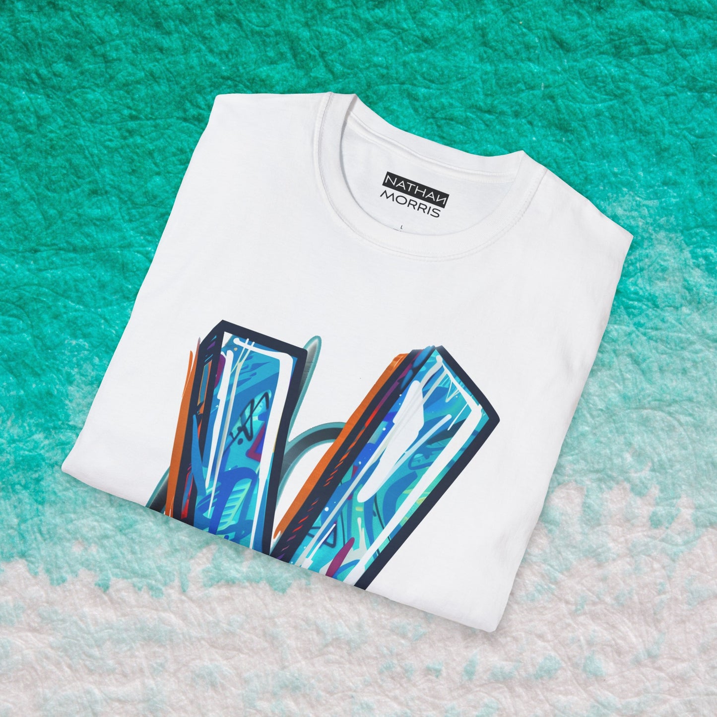 V Shirts | Graphic Print Summer Tee | Beautiful design, feel good T-Shirt | Nathan Morris Brand | Summer 2024