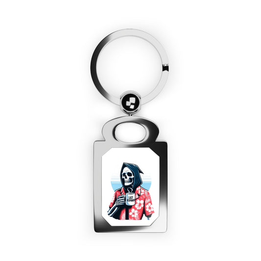 LAST Responder Key RING | Easy-to-find Soft Rectangular Photo Keyring | You can Add your OWN Picture