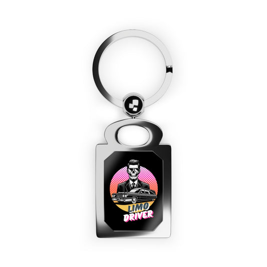 the LIMO DriverKey RING | Rectangular Photo Keyring | You can Add your OWN Picture