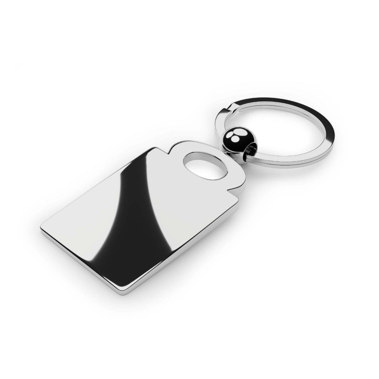 the Black TUX n BOW Key RING | Rectangular Photo Keyring | You can Add your OWN Picture